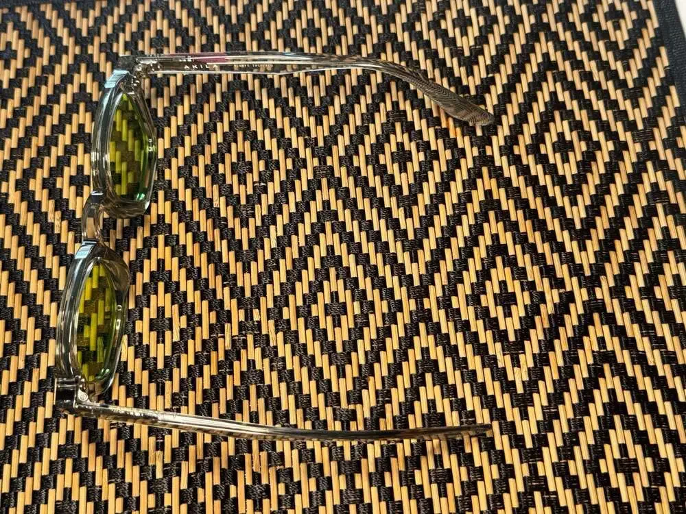 Akila Logos Sunglasses in Cement/Green